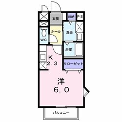 レザルブルの物件間取画像